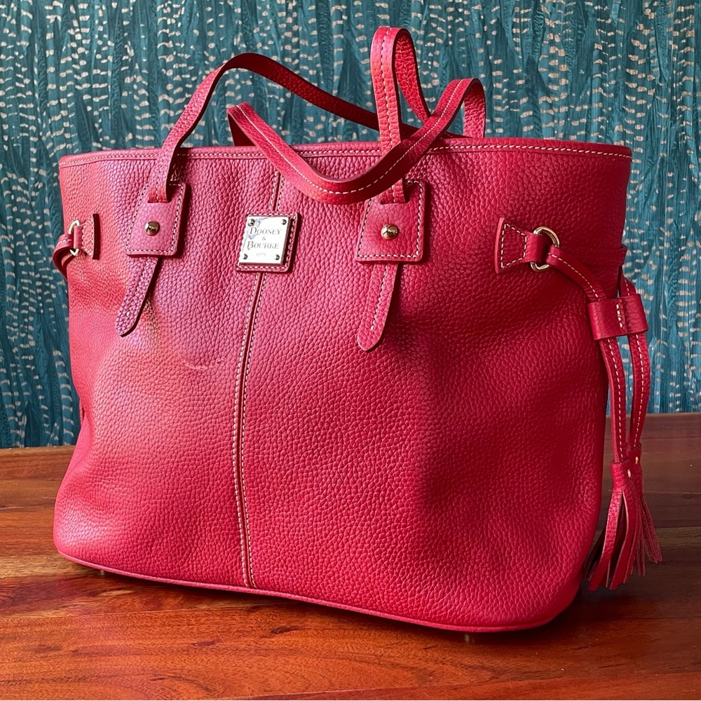 Dooney & Bourke Pebble Grain Leather Davis Tote Bag NWT
